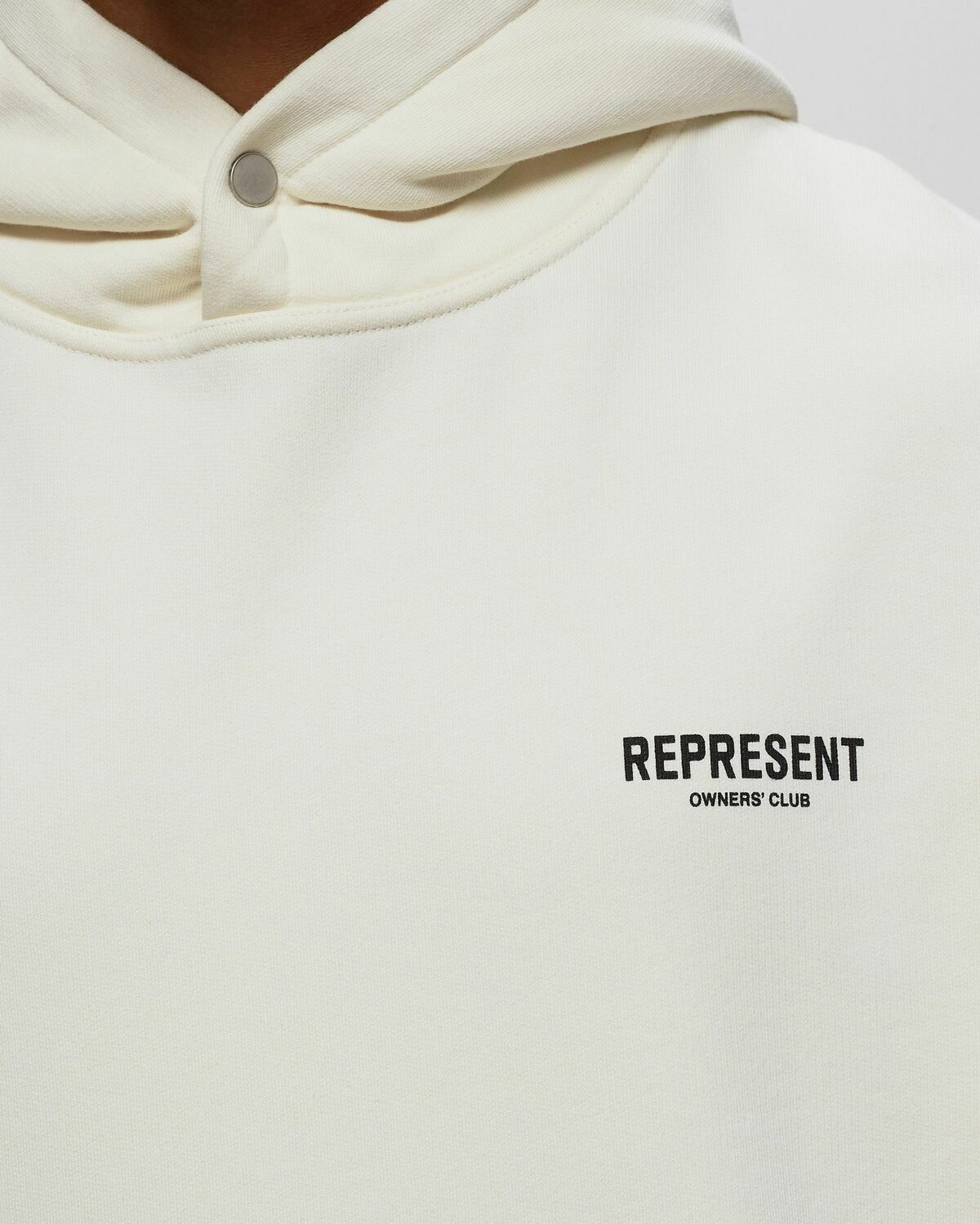 Represent Represent Owners Club Hoodie White Mens Hoodies Represent