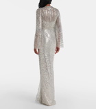 Jenny Packham Anja sequined gown