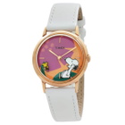 Timex Peanuts Marlin Hand Wind Snoopy Floral Ladies Watch TW2V91200