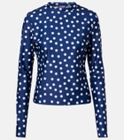 Jean Paul Gaultier Polka-dot jersey top