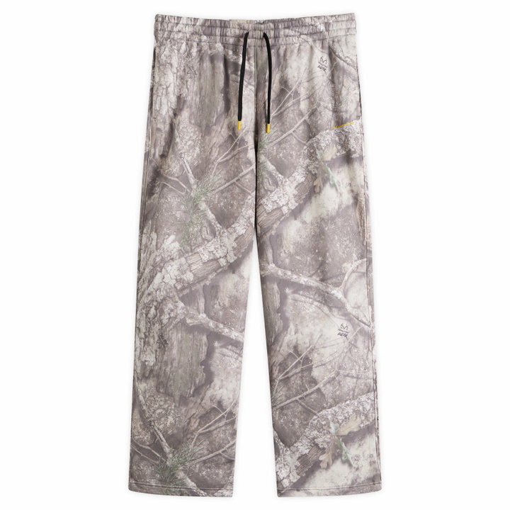 Photo: Air Jordan Men's Brooklyn Camo Open Hem Pant in White/Bright Citron