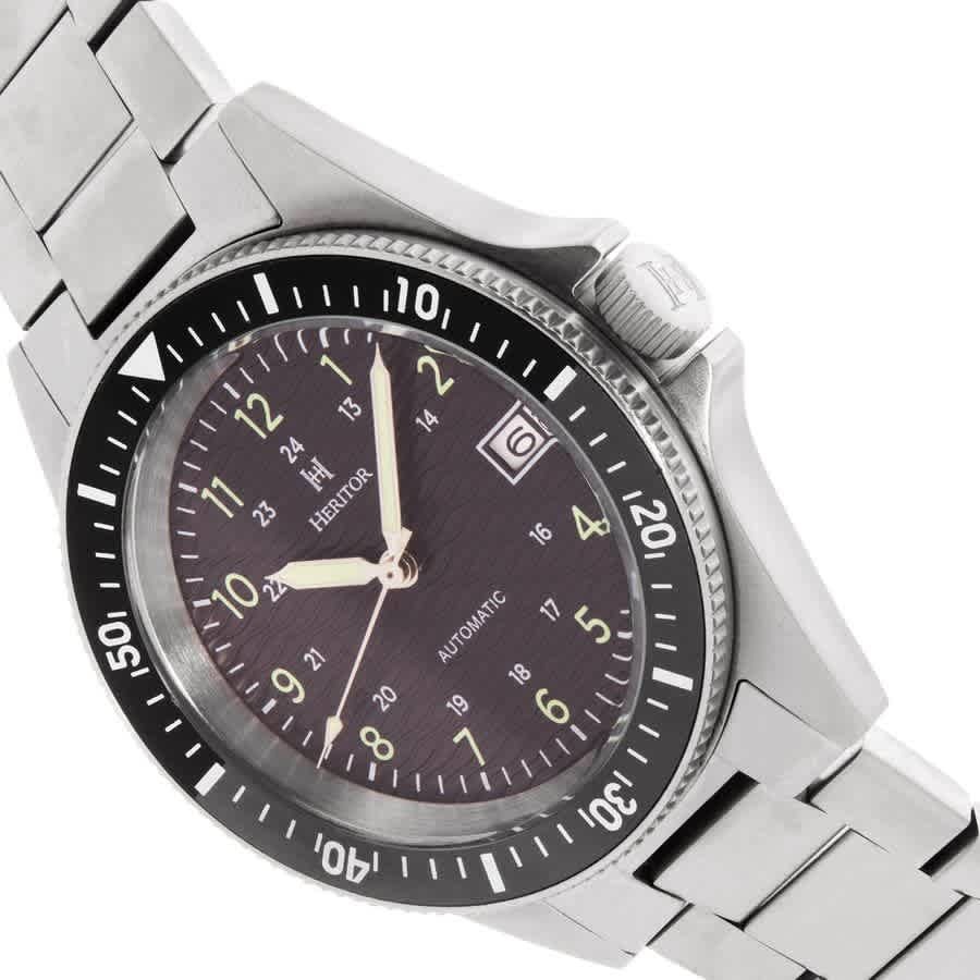Heritor Calder Black Dial Mens Watch HERHS2801