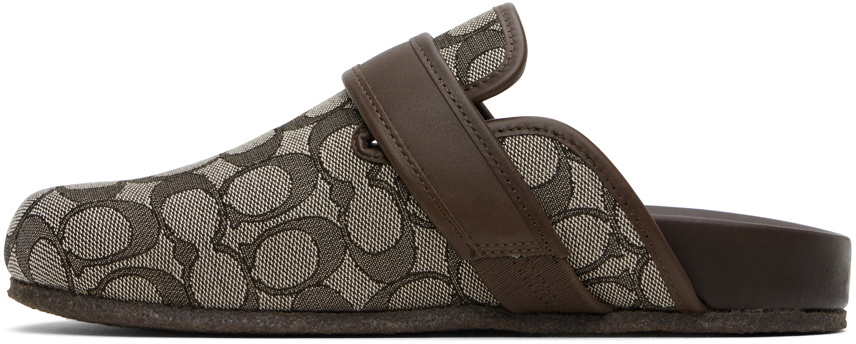 Coach 1941 Brown Signature Jacquard Clogs Coach 1941 display picture 1