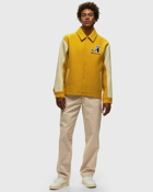 Awake Crown Varsity Jacket Yellow Bomber Jackets/College Jackets