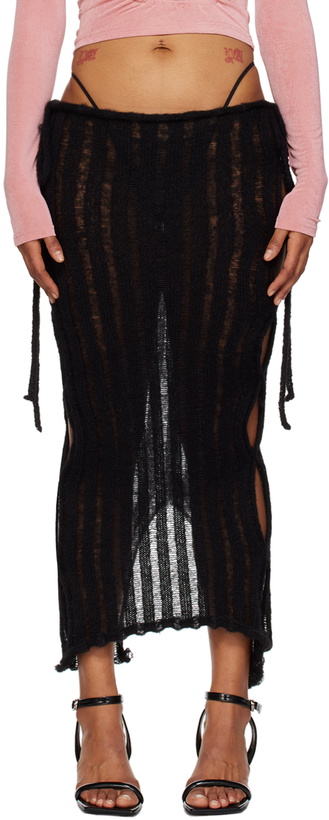 Photo: TYRELL SSENSE Exclusive Black Maxi Skirt