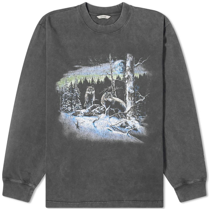 Photo: Holzweiler Women's Luring National Long Sleeve T-Shirt in Grey