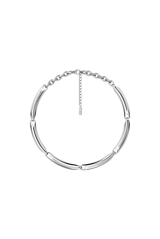 Photo: Diesel Stainless steel chain necklace - Necklaces - Unisex - Silver