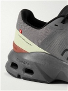 ON - Cloudpulse Rubber-Trimmed Mesh Sneakers - Gray