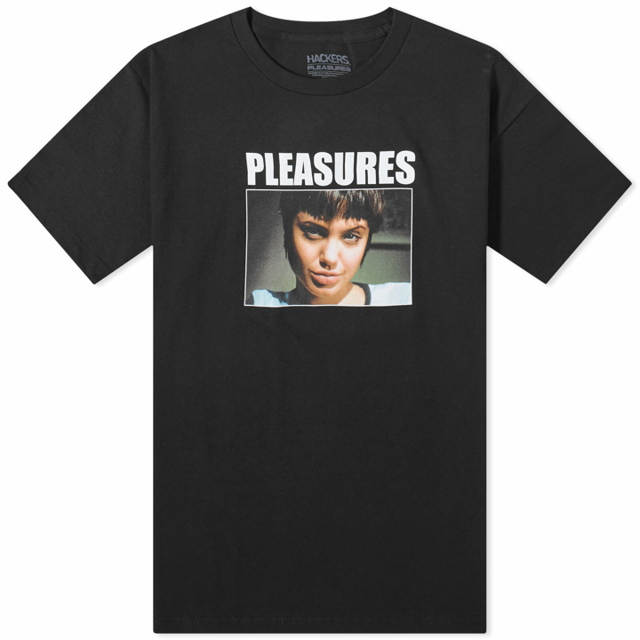 Photo: Pleasures Men's Hackers Kate T-Shirt in Black