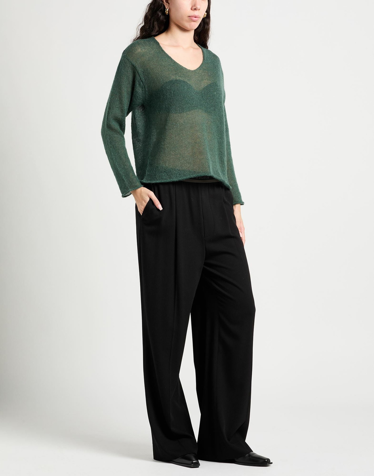 Crossley Womens Sweater Dark in Green