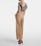 Altuzarra Dash high-rise cotton wide-leg pants