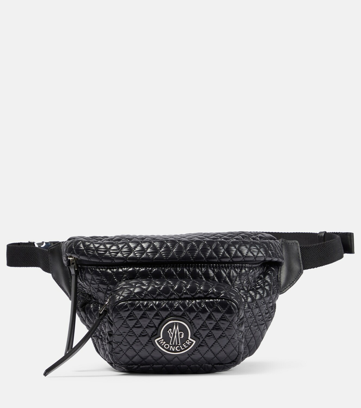 Felicie Logo Quilted Belt Bag in Purple - Moncler