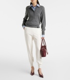 Stella McCartney Tapered jersey sweatpants