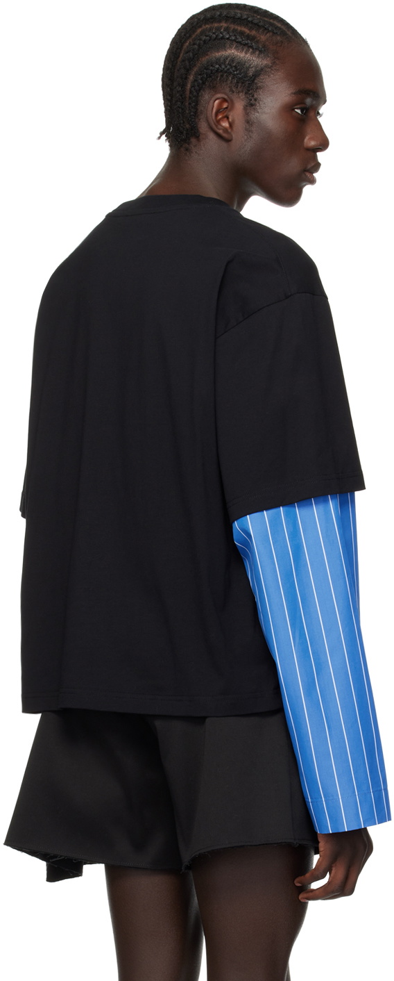 JW Anderson Black Layered T-Shirt JW Anderson