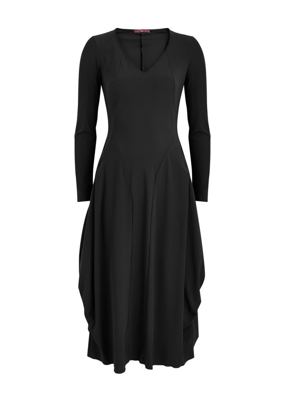 Photo: High At-Length Stretch-jersey Midi Dress Black 48 (UK16 / XL)
