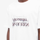 Alexander McQueen Men's Mirror Shadow Logo T-Shirt in White/Mix