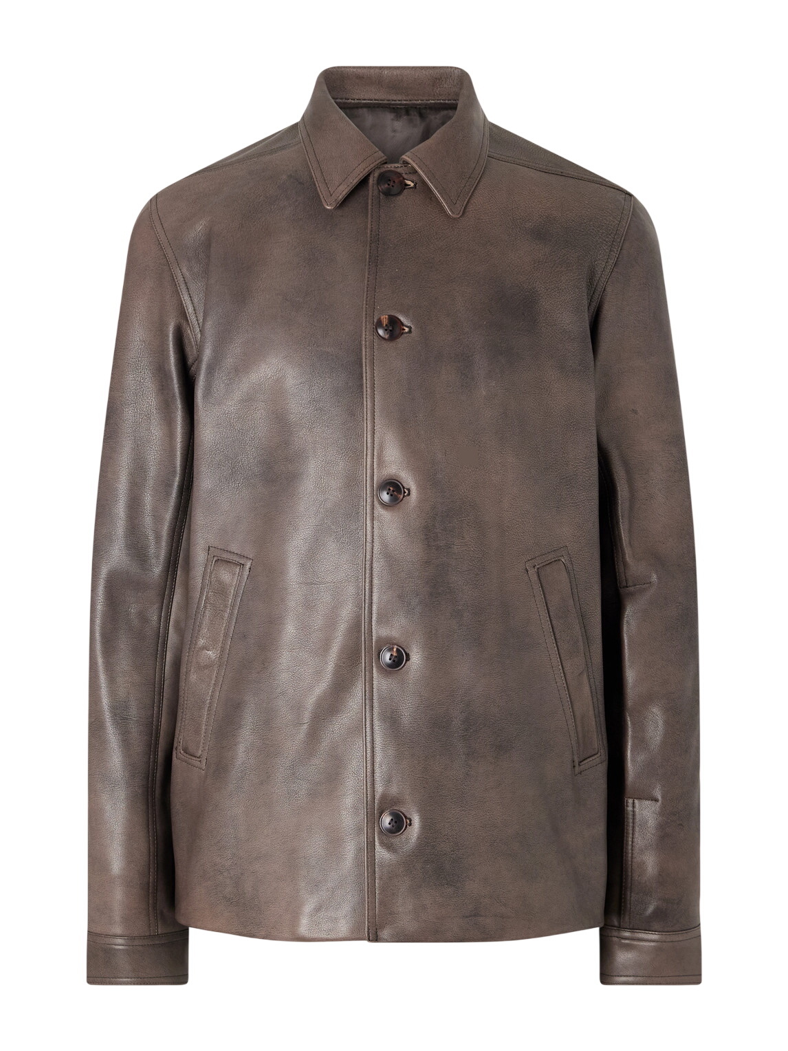 Rick Owens - Ies Leather Jacket - Black Rick Owens