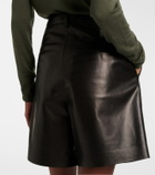 Joseph Suze leather shorts
