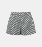 Tory Burch Cotton-blend poplin shorts