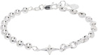 Stolen Girlfriends Club Silver Shuriken Missmatch Bracelet