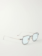 Jacques Marie Mage - Atkins D-Frame Silver-Tone Sunglasses
