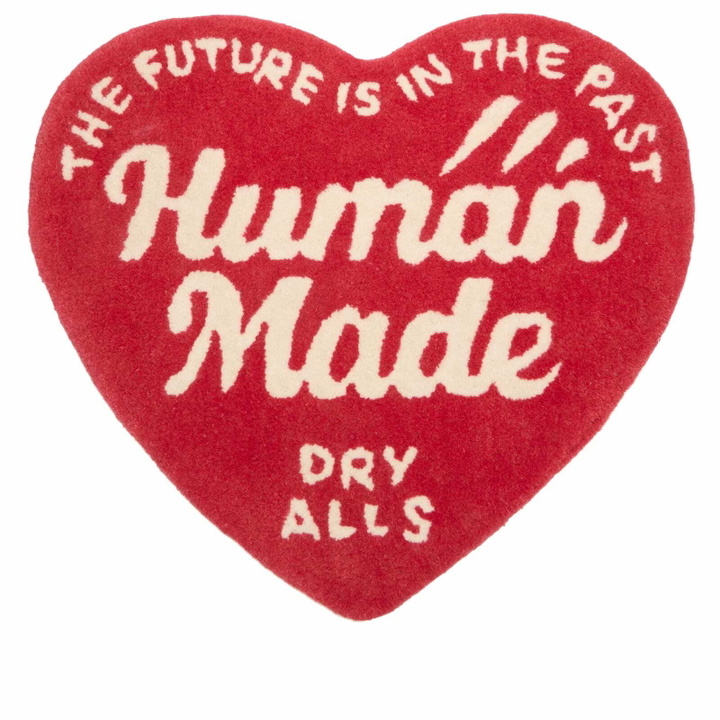 Photo: Human Made Heart Rug Medium in Red 