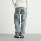 Maison Margiela Men's Taped Waist Denim Jeans in Ice Blue