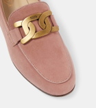 Tod's Kate suede loafers