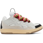 Lanvin White Curb Sneakers