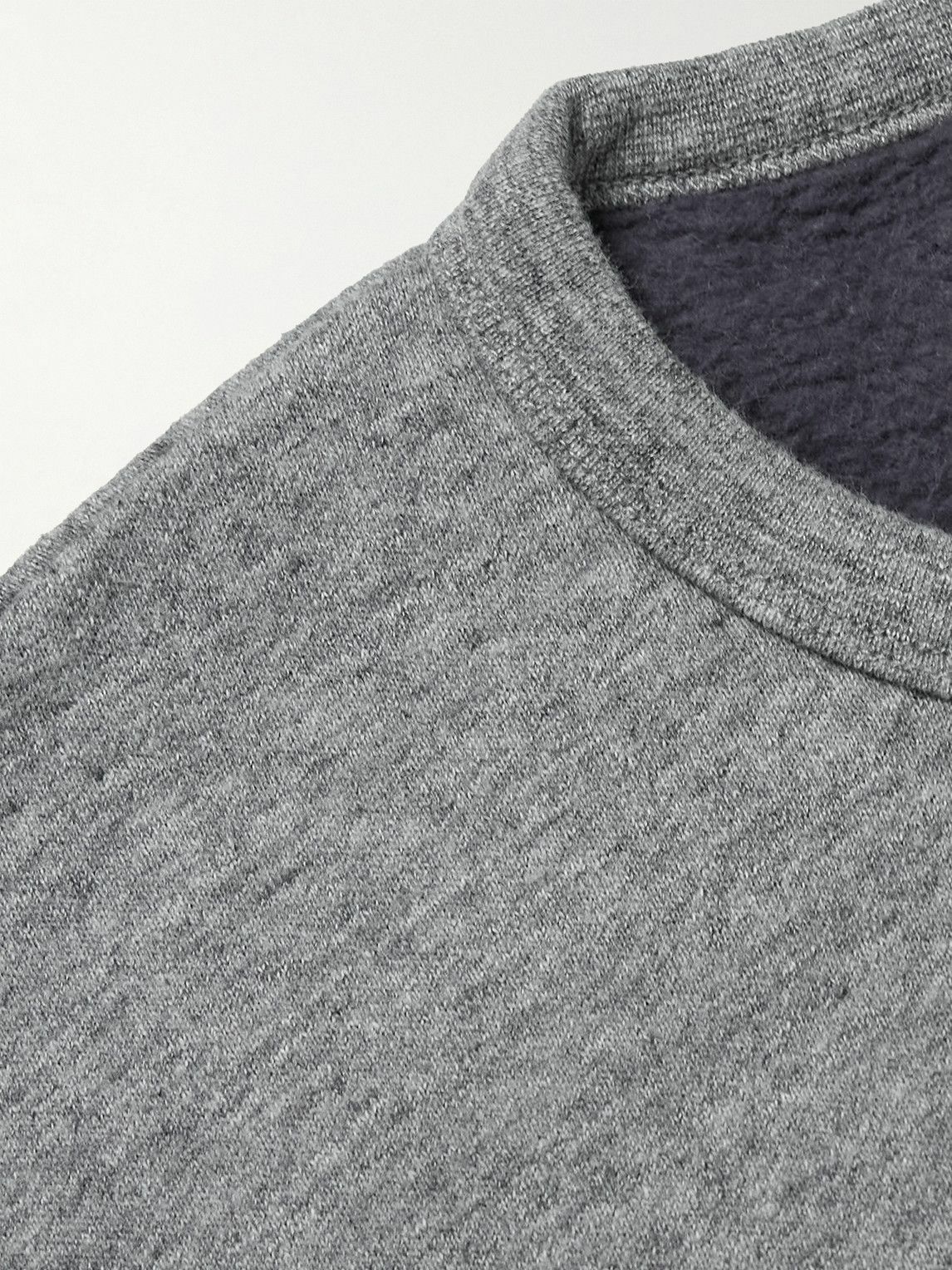 Hartford - Cotton-Jersey Sweatshirt - Gray