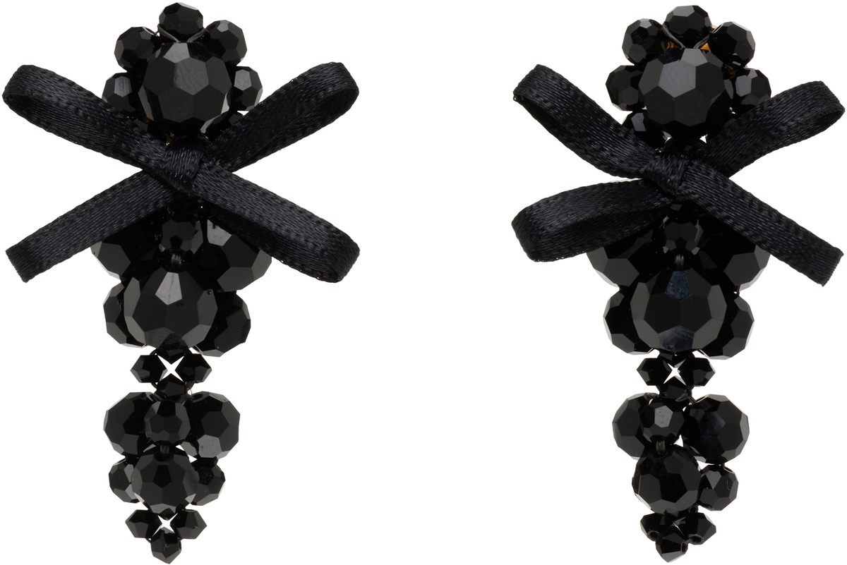 Simone Rocha Black Beaded Headpiece Simone Rocha