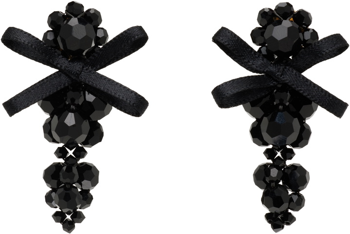 Photo: Simone Rocha Petite Bow Detail Cluster Earrings