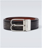 Berluti B Volute Scritto reversible leather belt