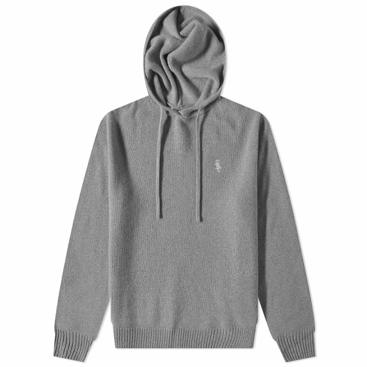Photo: Sporty & Rich Iman Cashmere Hoody in Grey