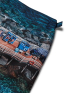 ORLEBAR BROWN - Stuart Cantor Bulldog Mid-Length Printed Swim Shorts - Blue