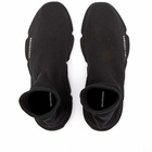 Balenciaga Men's Speed Full Knit Sneakers in Black