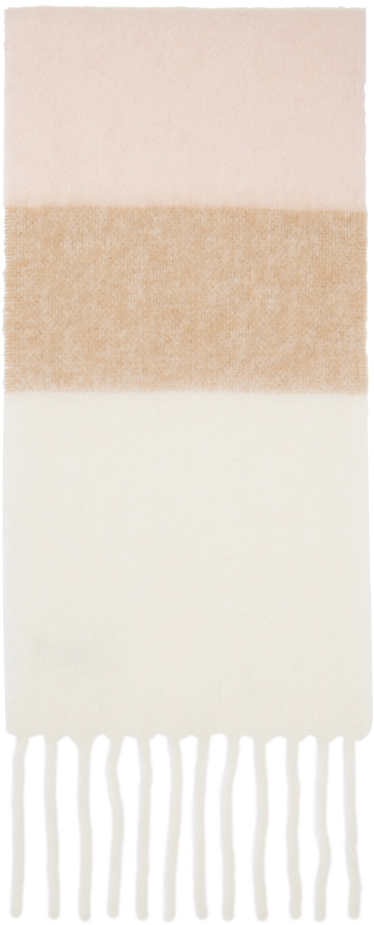 Maison Kitsuné Multicolor Baby Alpaca Scarf