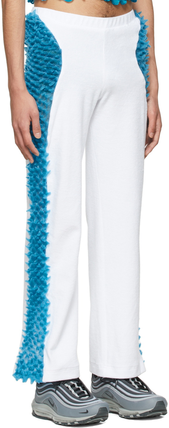 Chet Lo Blue & White The Ray Lounge Pants