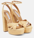 Aquazzura Sundance Plateau 140 platform sandals