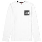 The North Face Men's Long Sleeve Fine T-Shirt in White