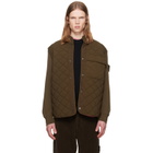 Stone Island Khaki 4100016 Nylon Smerigliato Jacket