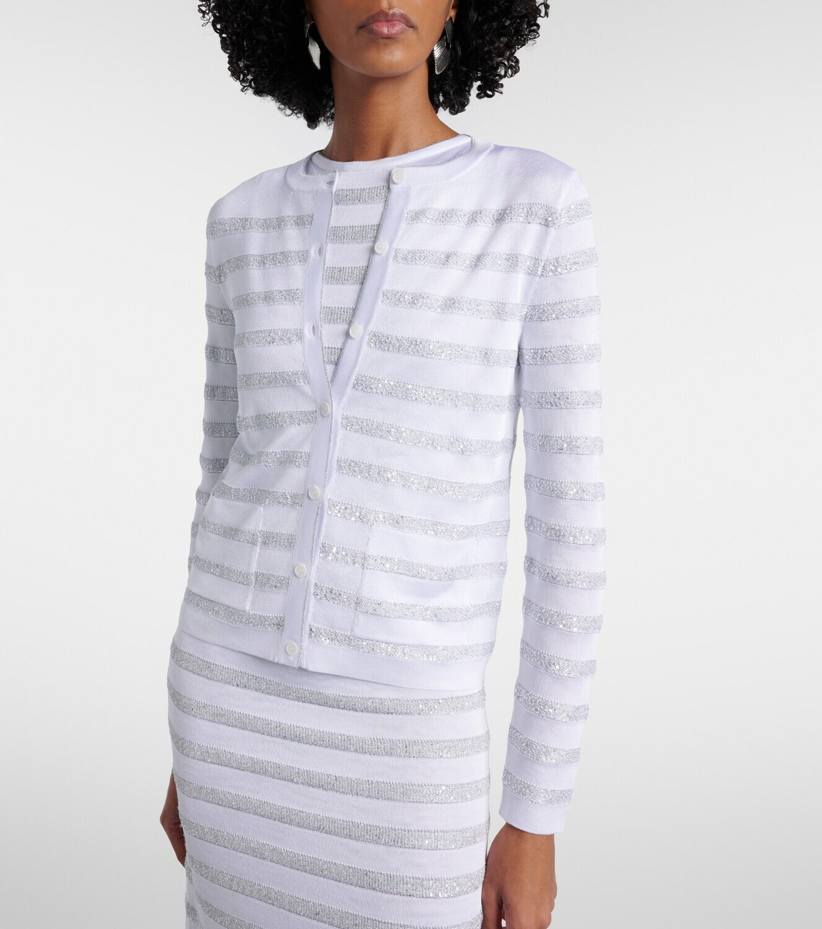 Missoni Sequined striped cardigan