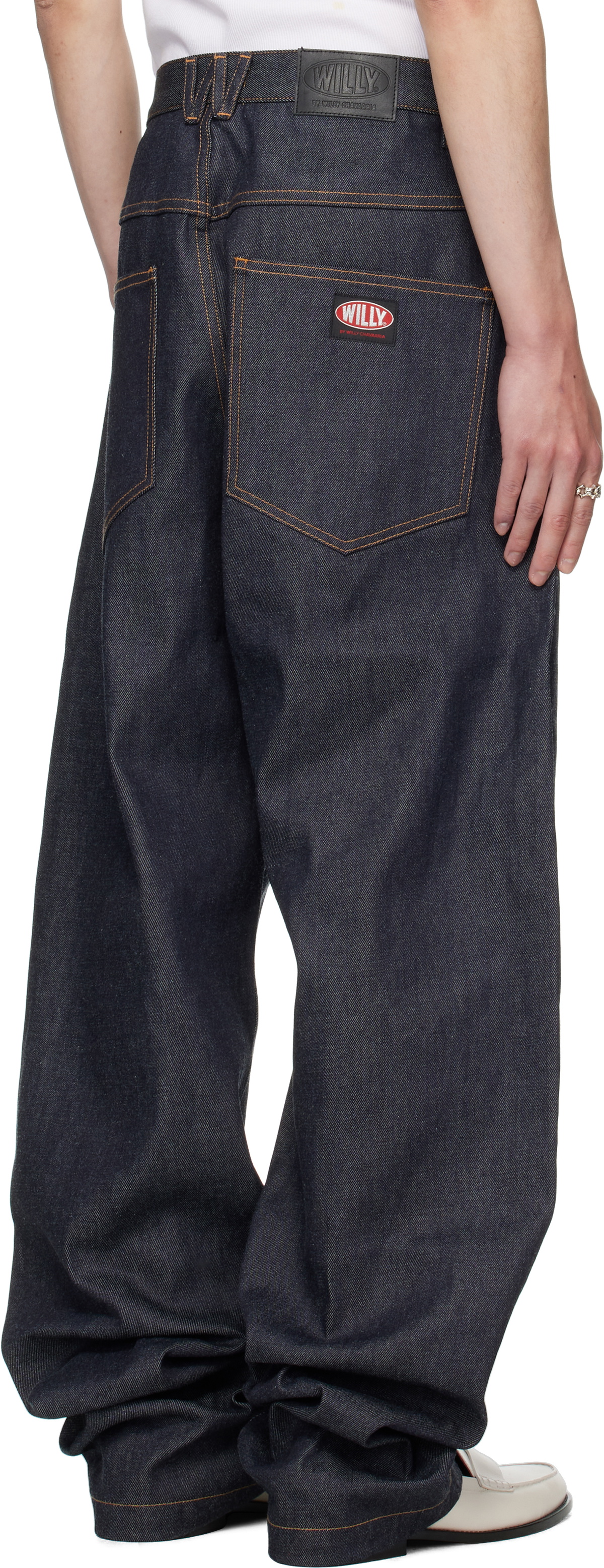 WILLY CHAVARRIA Blue Bad Boy Jeans