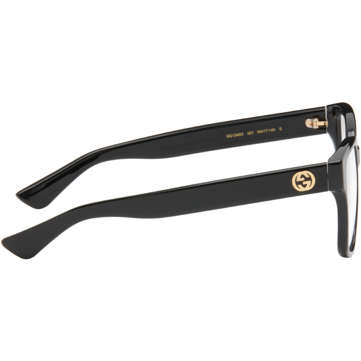 Gucci Black Large Square Acetate Glasses