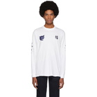 Blue Blue Japan SSENSE Exclusive White Fuku-Tora-Ryu Long Sleeve T-Shirt