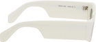 Off-White White & Green Cary Sunglasses