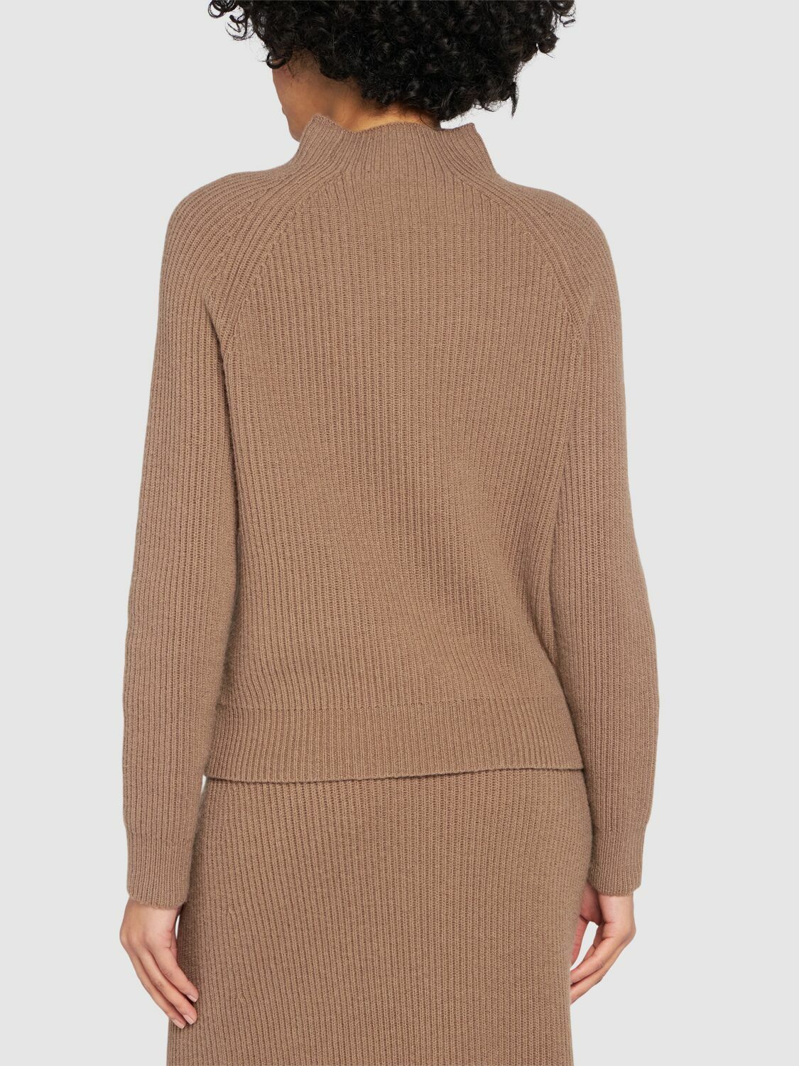 S MAX MARA Ines Rib Knit Wool & Cashmere Sweater S Max Mara
