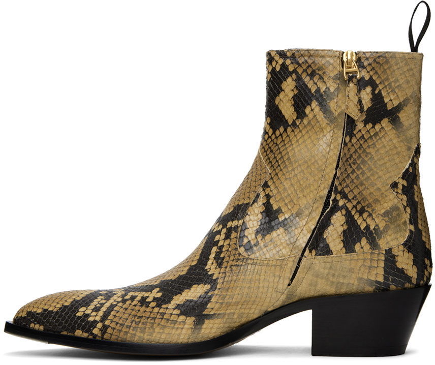 Bally Black & Tan Gaiman Boots