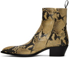 Bally Black & Tan Gaiman Boots
