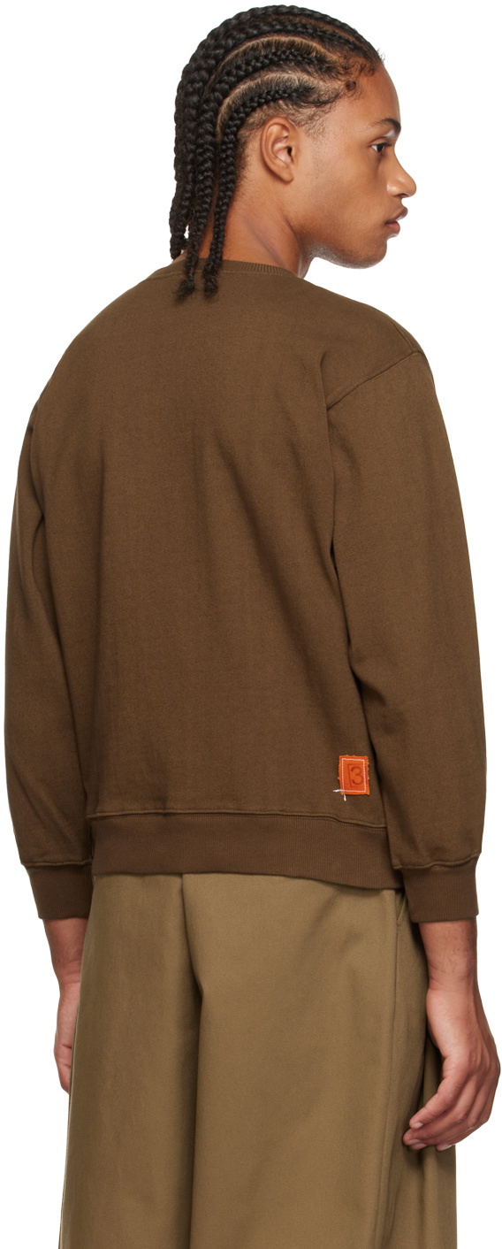 3MAN Brown Rugby Sweatshirt